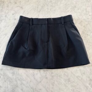 abercrombie black mini skort